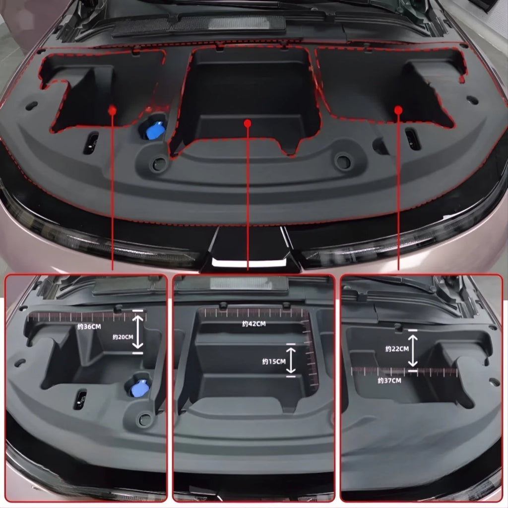 XPENG G6 2026 FRUNK - Front Trunk Storage Box easy installation